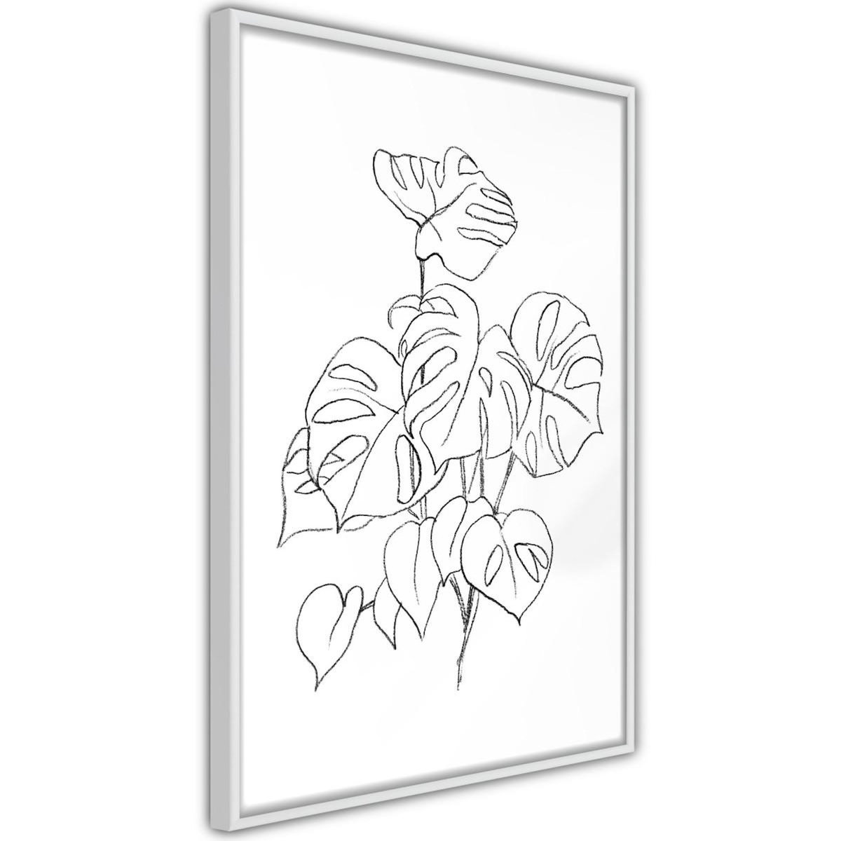 Paris Prix Affiche Murale Encadrée  Bouquet of Leaves