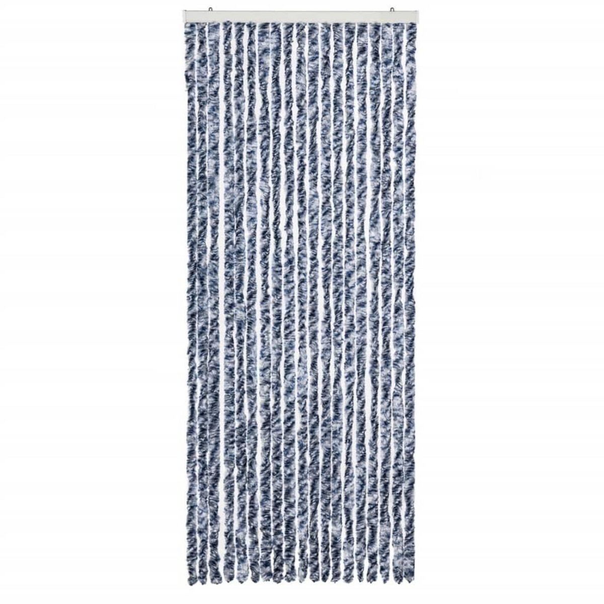 VIDAXL Moustiquaire Bleu et blanc 56x200 cm Chenille