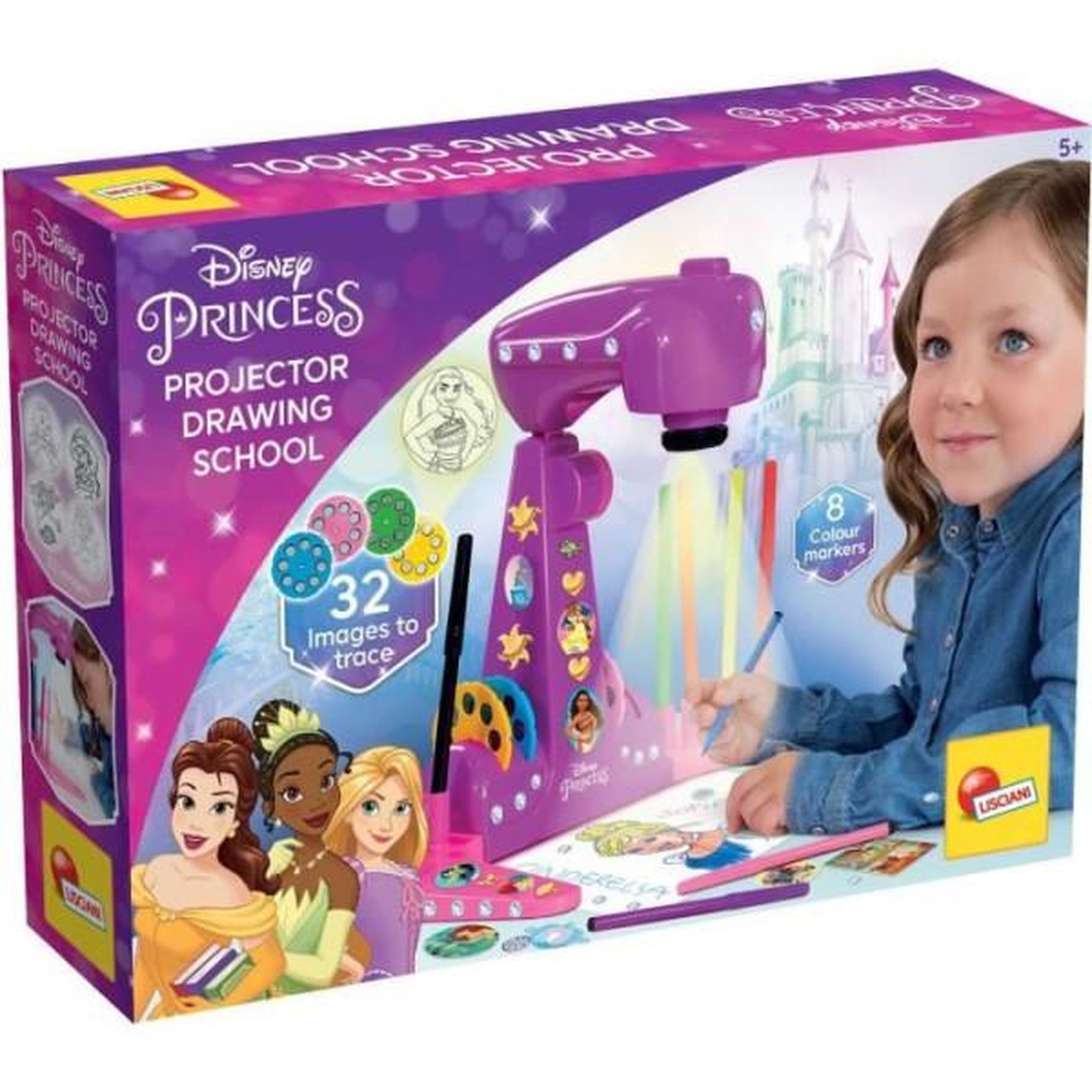 LISCIANI GIOCHI Projecteur de dessins - LISCIANIGIOCHI - PRINCESSES - Accessoires Inclus, Modeles Princesses