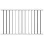 Voir la diapositive 1 : VIDAXL Panneau de cloture Acier enduit de poudre 1,7x1 m Noir
