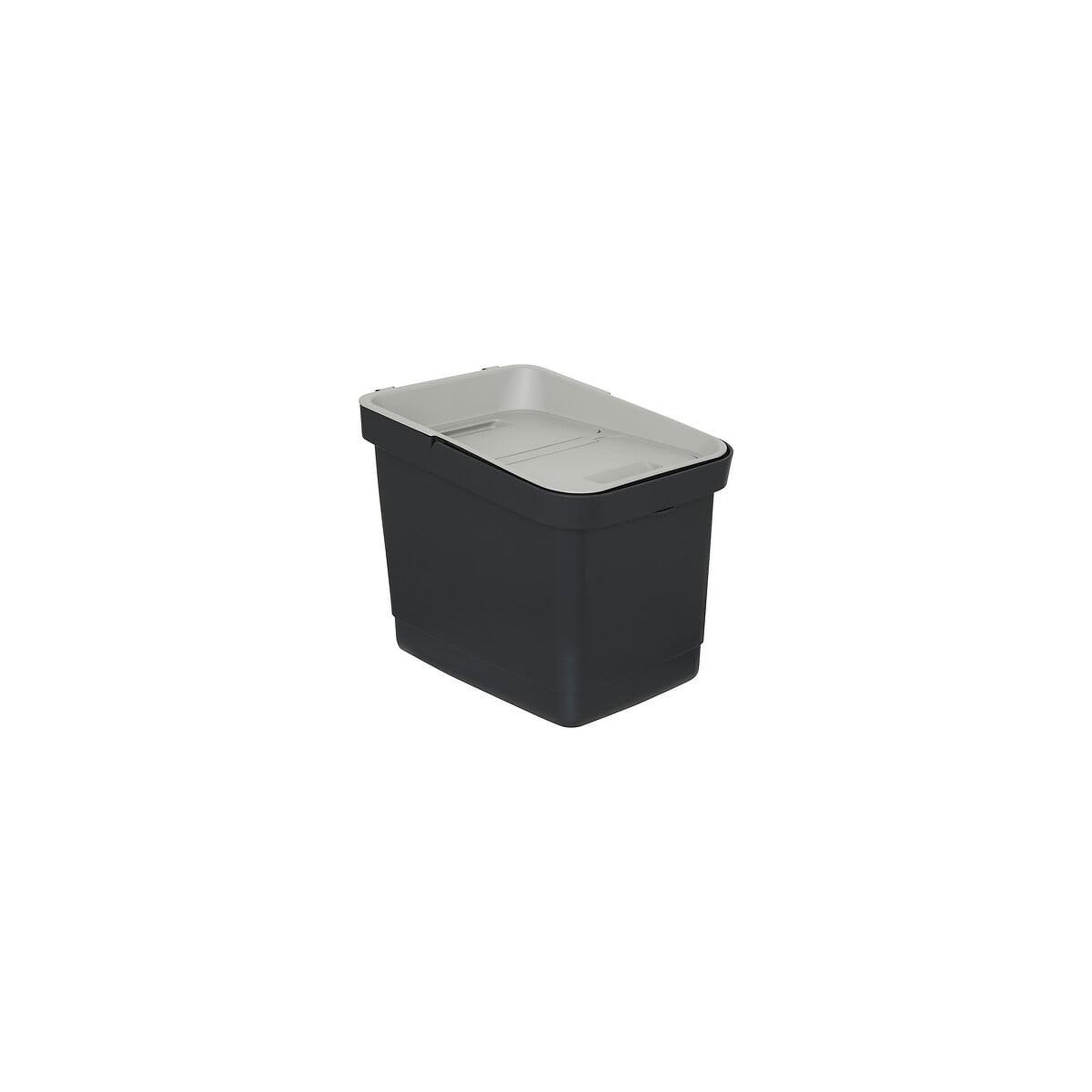 Voir la diapositive 3 : FIVE Poubelle double compartiment  flex  20,5l noir