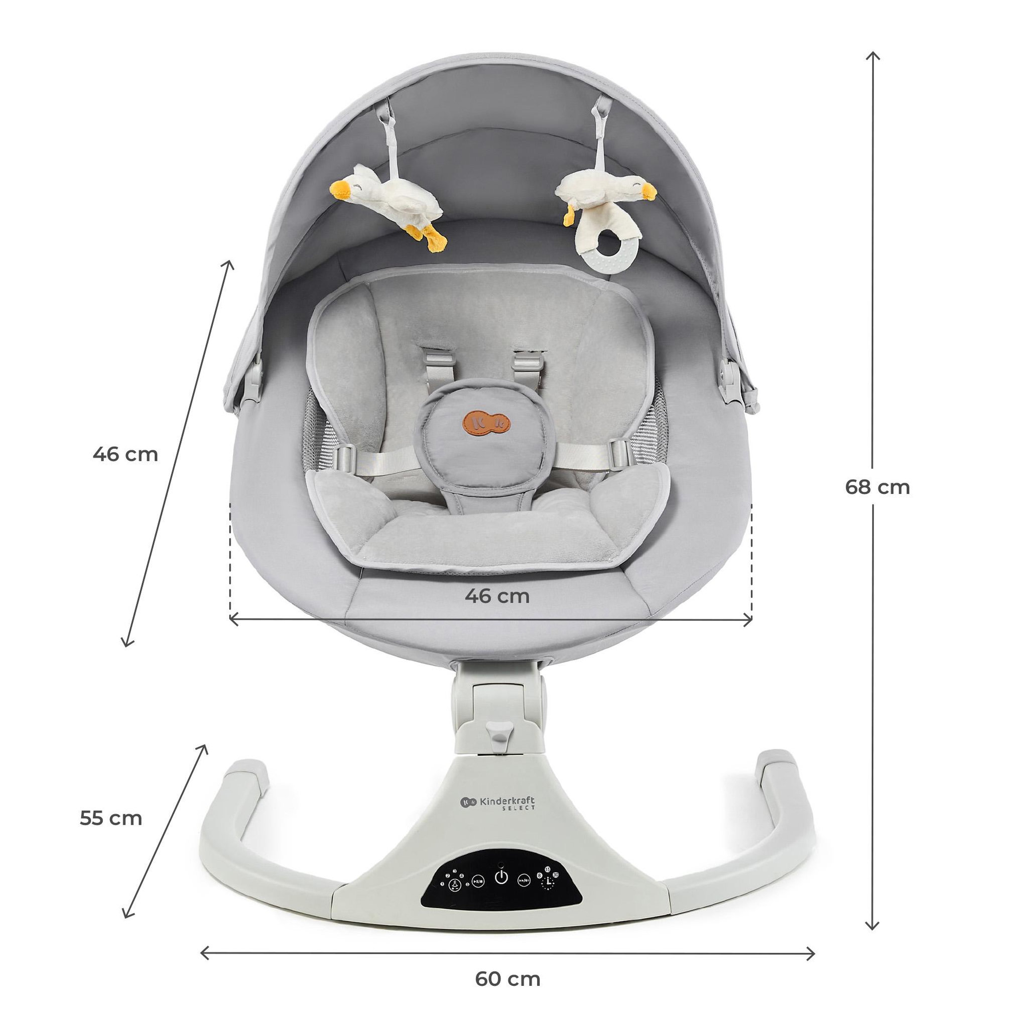Voir la diapositive 6 : KINDERKRAFT Transat électrique bébé avec musique