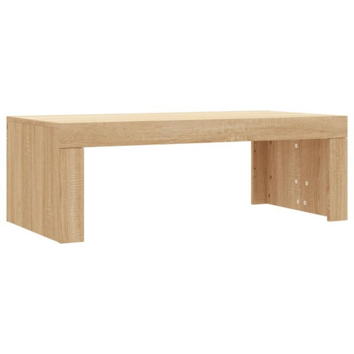 VIDAXL Table basse chêne sonoma 102x50x36 cm bois d ingénierie