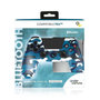 Voir la diapositive 4 : PROXIMA Manette Bluetooth Camouflage Bleu PS4