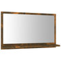 Voir la diapositive 2 : VIDAXL Miroir de bain Chene fume 60x10,5x37 cm Bois d'ingenierie