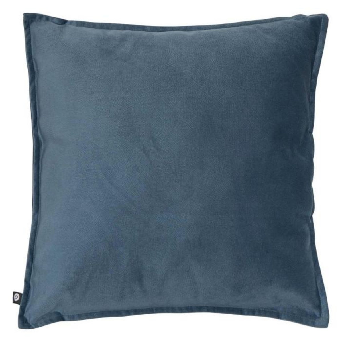 ATMOSPHERA Coussin Déco Uni  Lilou  45x45cm Bleu Égéen