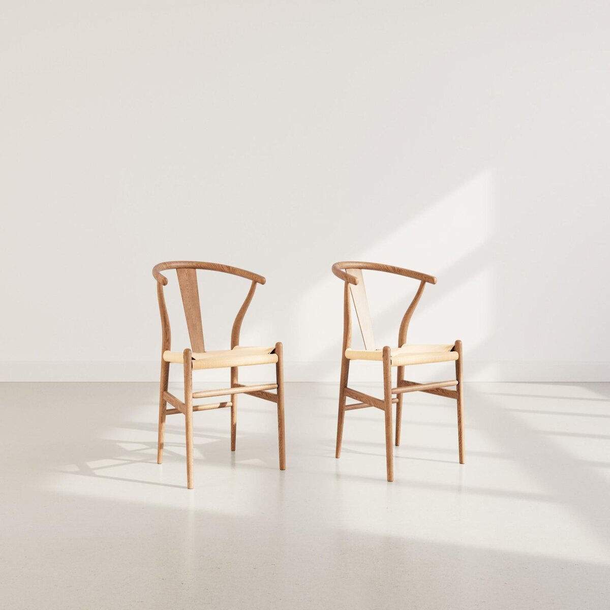 LISA DESIGN Bergen - lot de 2 chaises - bois d'hêtre