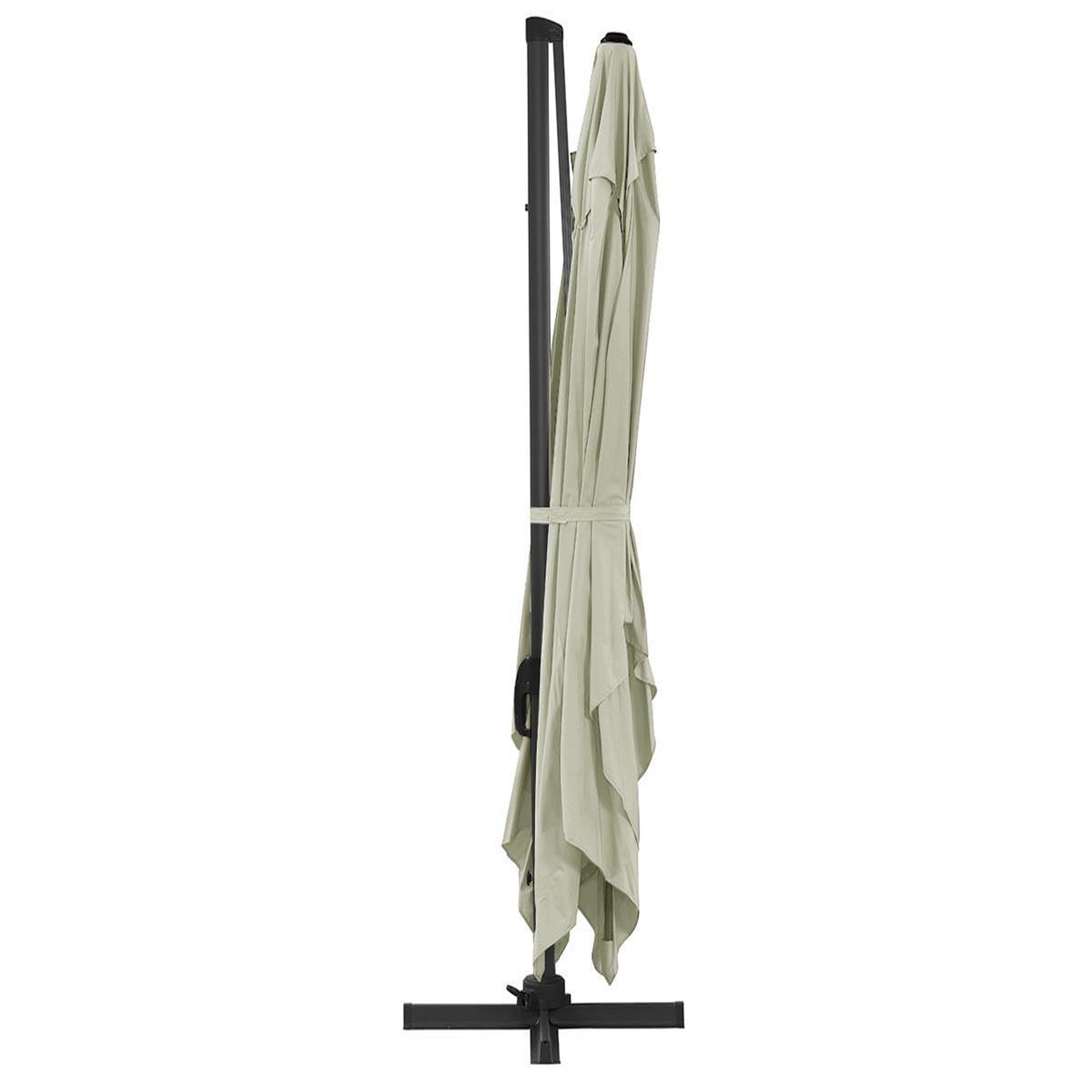Voir la diapositive 3 : Habitat et Jardin Parasol jardin déporté alu  sun 4  3 x 4 m - ecru