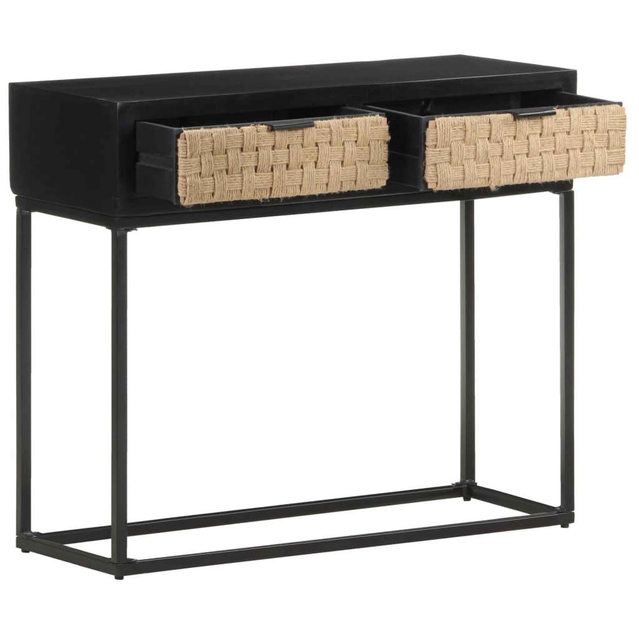 Voir la diapositive 3 : VIDAXL Table console 90x35x76 cm Bois de manguier massif