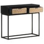 Voir la diapositive 3 : VIDAXL Table console 90x35x76 cm Bois de manguier massif