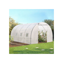 Voir la diapositive 2 : ID MARKET Serre tunnel de jardin 12M² blanche gamme maraîchère ZEBRA 4x3M