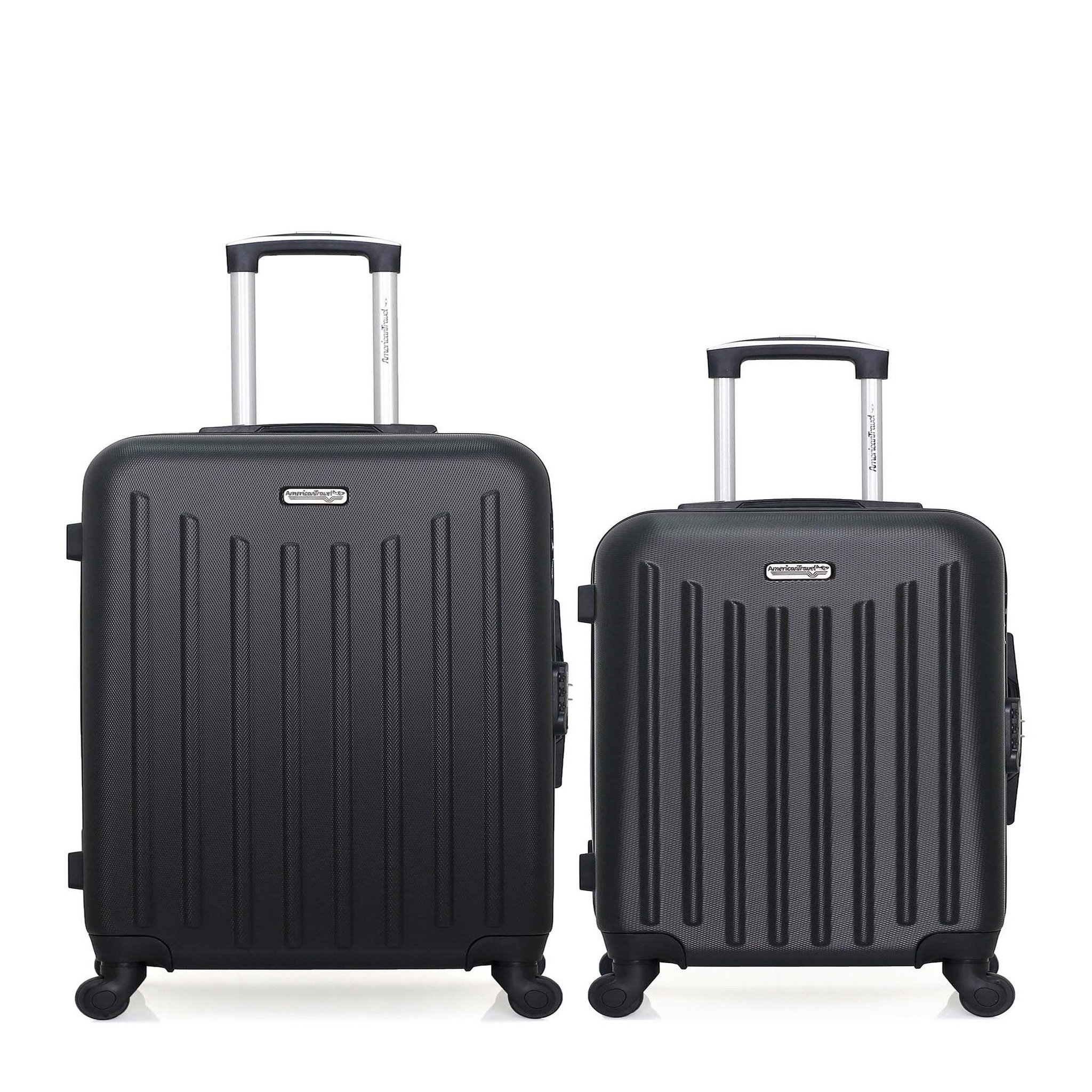 AMERICAN TRAVEL American travel - lot de 2 - valise weekend et valise cabine brooklyn