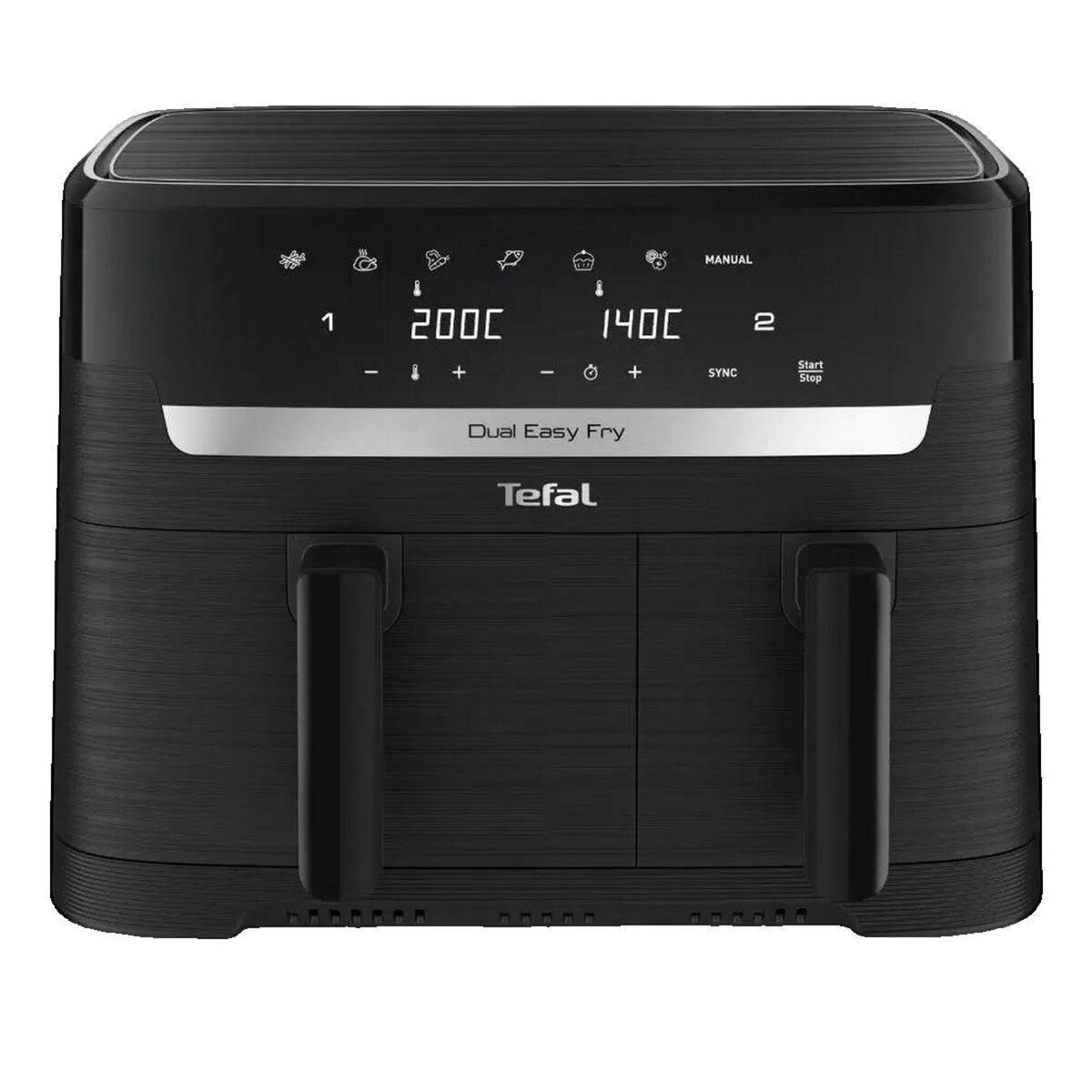 TEFAL Friteuse Tefal EY 901 N Dual Easy Fry Essential 8,3 litres