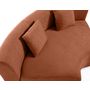 Voir la diapositive 5 : LISA DESIGN Ikare - module d'assise d'angle réversible - en tissu