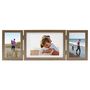 Voir la diapositive 2 : VIDAXL Cadre photo depliable Marron clair 22x15 cm+2x(10x15 cm)