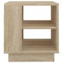 Voir la diapositive 5 : VIDAXL Table basse chêne sonoma 40x40x43 cm bois d ingénierie