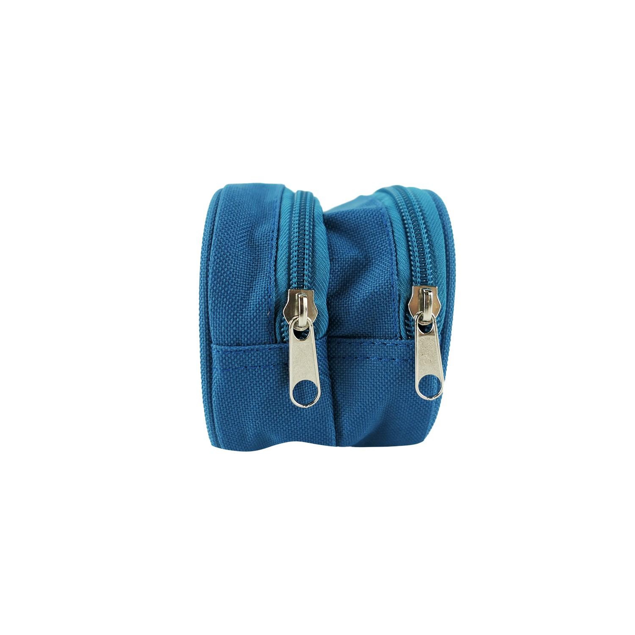 Voir la diapositive 2 : Bagtrotter BAGTROTTER Trousse scolaire 2 compartiments Les Minions Bleu