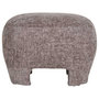 Voir la diapositive 3 : LISA DESIGN Olbia - pouf - en tissu texturé