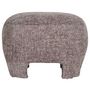 Voir la diapositive 3 : LISA DESIGN Olbia - pouf - en tissu texturé