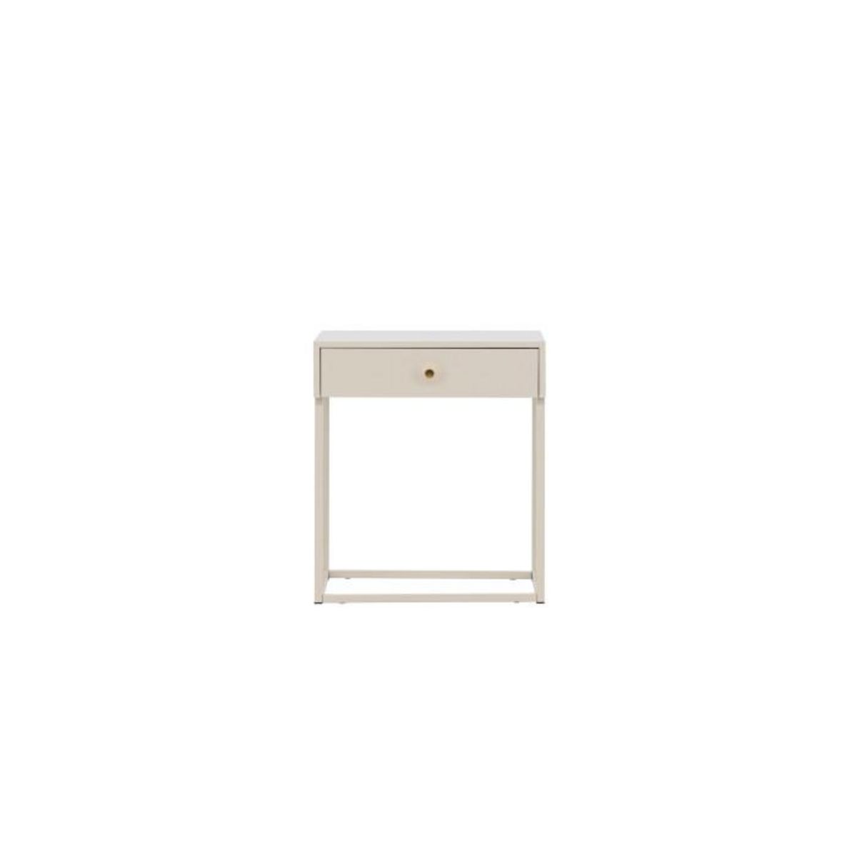 Paris Prix Table de Chevet 1 Tiroir  Bakal  50cm Beige