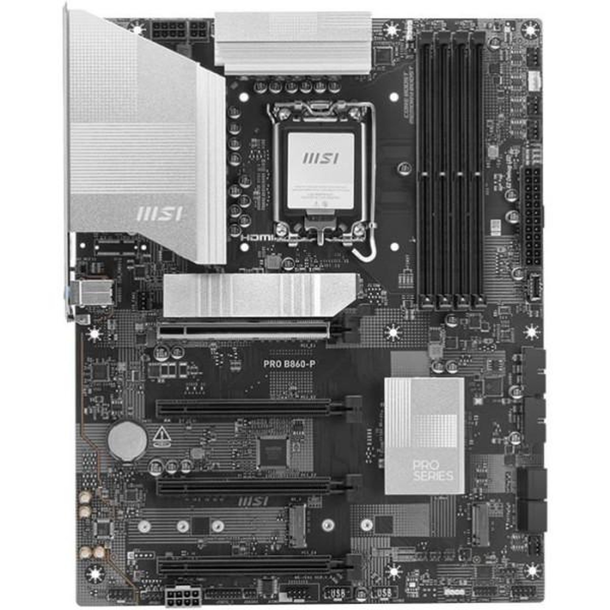 Voir la diapositive 2 : MSI Carte mere - MSI - PRO B860-P Intel B860 LGA 1851 (Socket V1) ATX