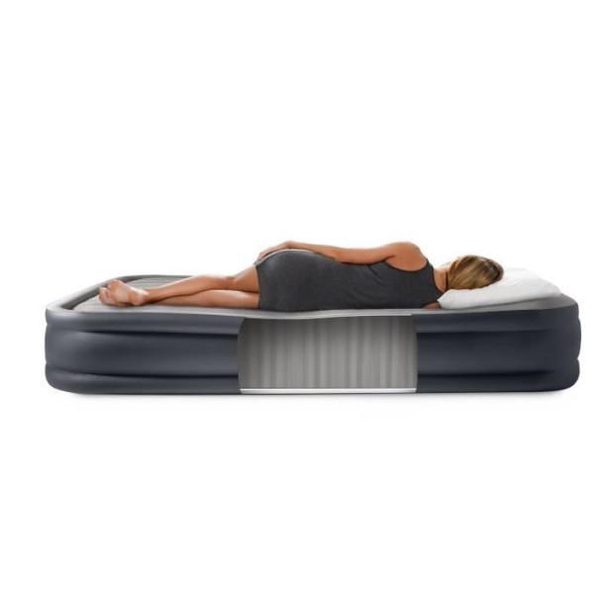 Voir la diapositive 2 : INTEX Matelas gonflable intex - 1 personne - 100 x 190 cm