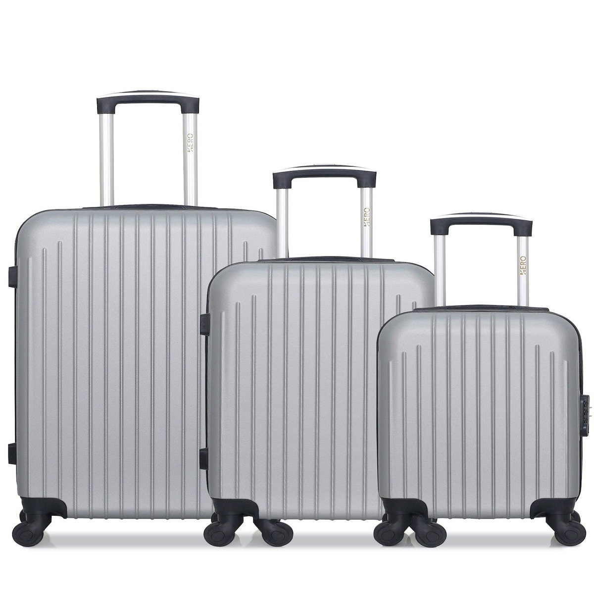 HERO HERO - Lot de 3 - Valise Weekend, valise cabine et valise cabine XXS CARPATES