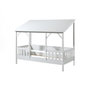 Voir la diapositive 2 : Paris Prix Pack - Lit Cabane Enfant, Sommier & Matelas  Housebed III  90x200cm Blanc