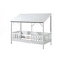 Voir la diapositive 2 : Paris Prix Pack - Lit Cabane Enfant, Sommier & Matelas  Housebed III  90x200cm Blanc