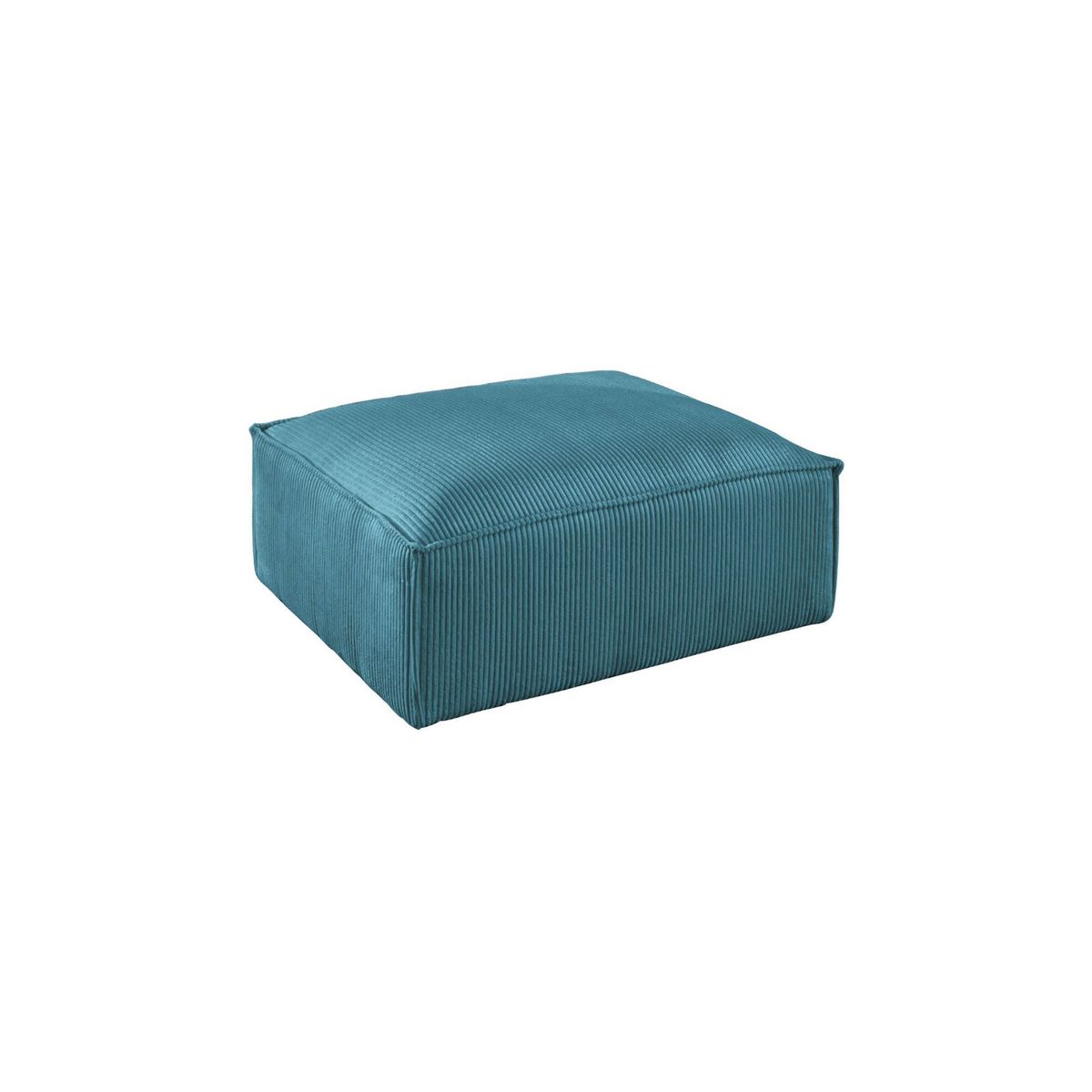 LISA DESIGN Stella - pouf en velours côtelé - style contemporain