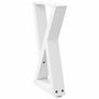 Voir la diapositive 4 : VIDAXL Pieds de table basse 2 pcs blanc 28x(42-43,3) cm acier