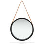 Voir la diapositive 6 : VIDAXL Miroir mural avec sangle 40 cm Noir