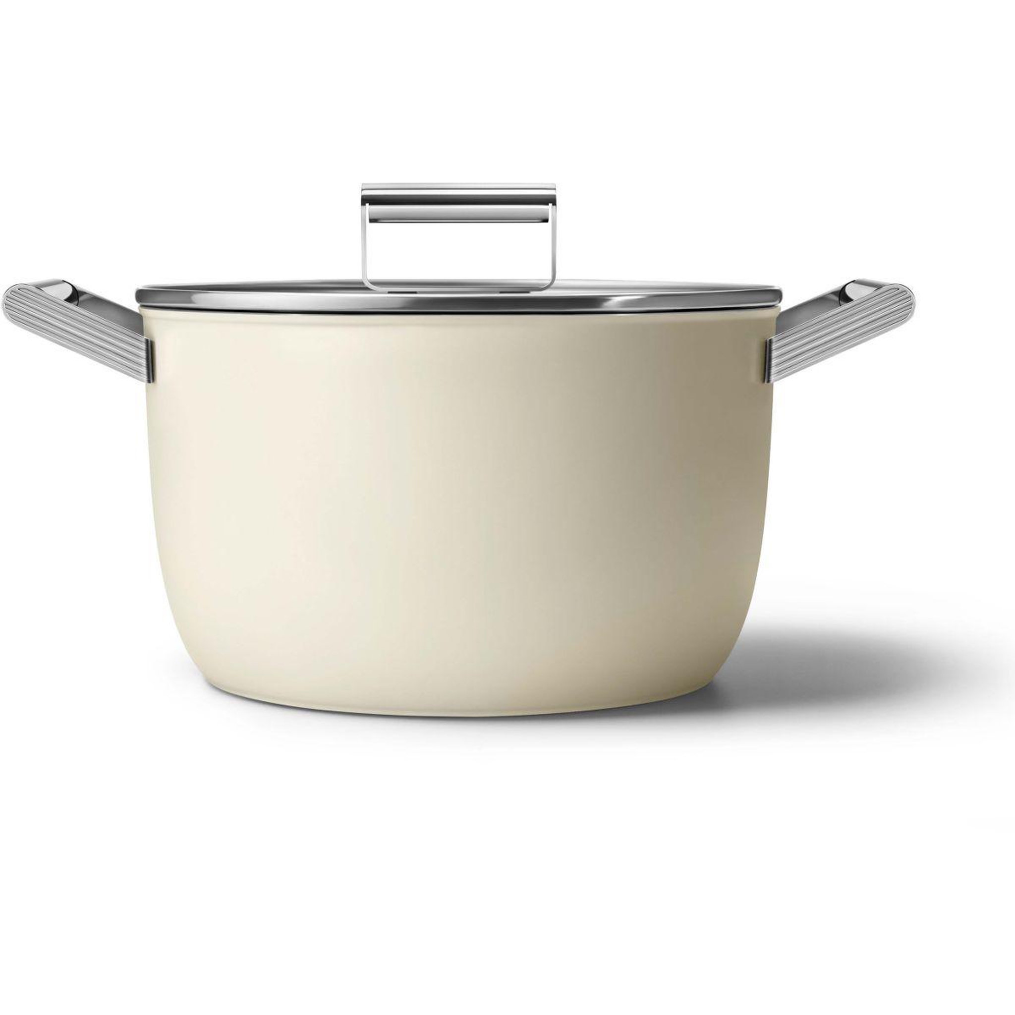 Voir la diapositive 1 : SMEG Faitout diam 26 cm tout feux creme mat