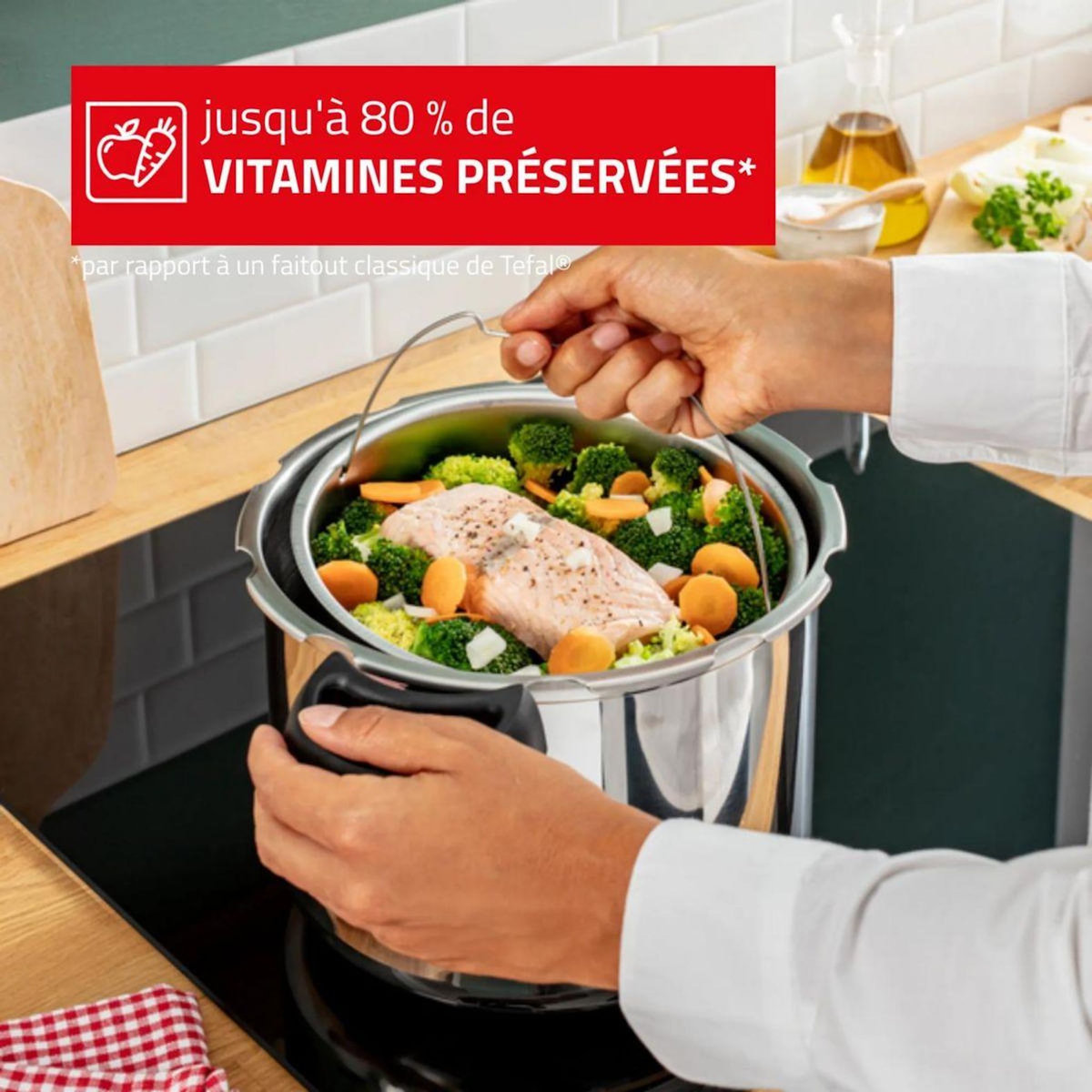 SEB Autocuiseur ClipsoMinut Cocotte de vos Regions 7.5L