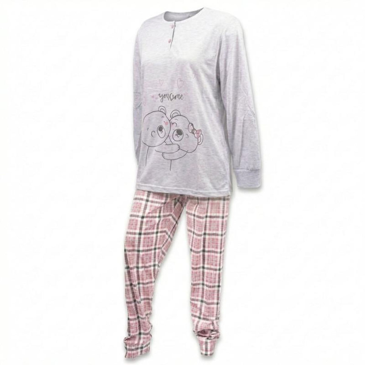 OZABI OZABI Ensemble Pyjama Long Femme Haut Manches Longues