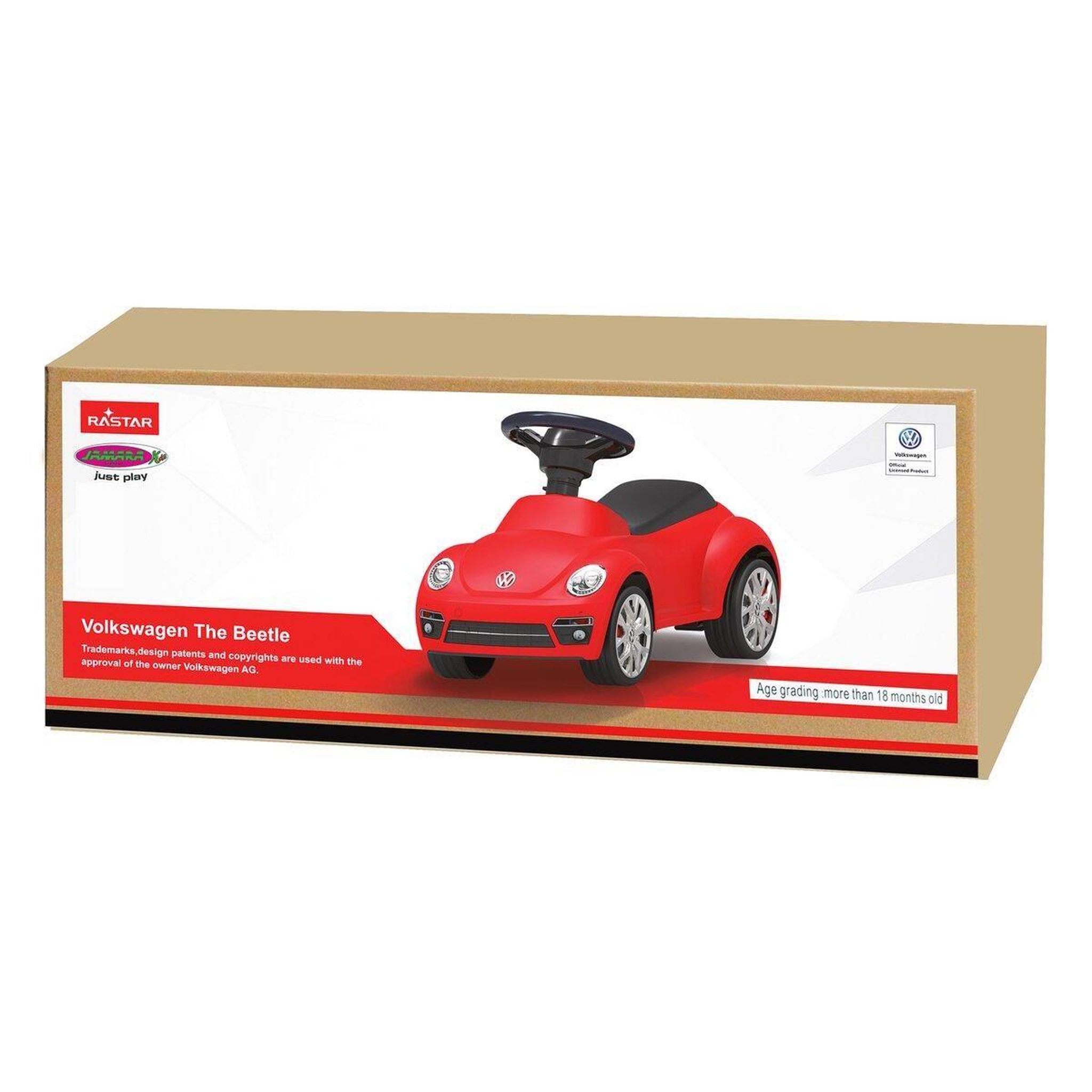 Voir la diapositive 4 : Jamara Push-car vw beetle - couleur rouge