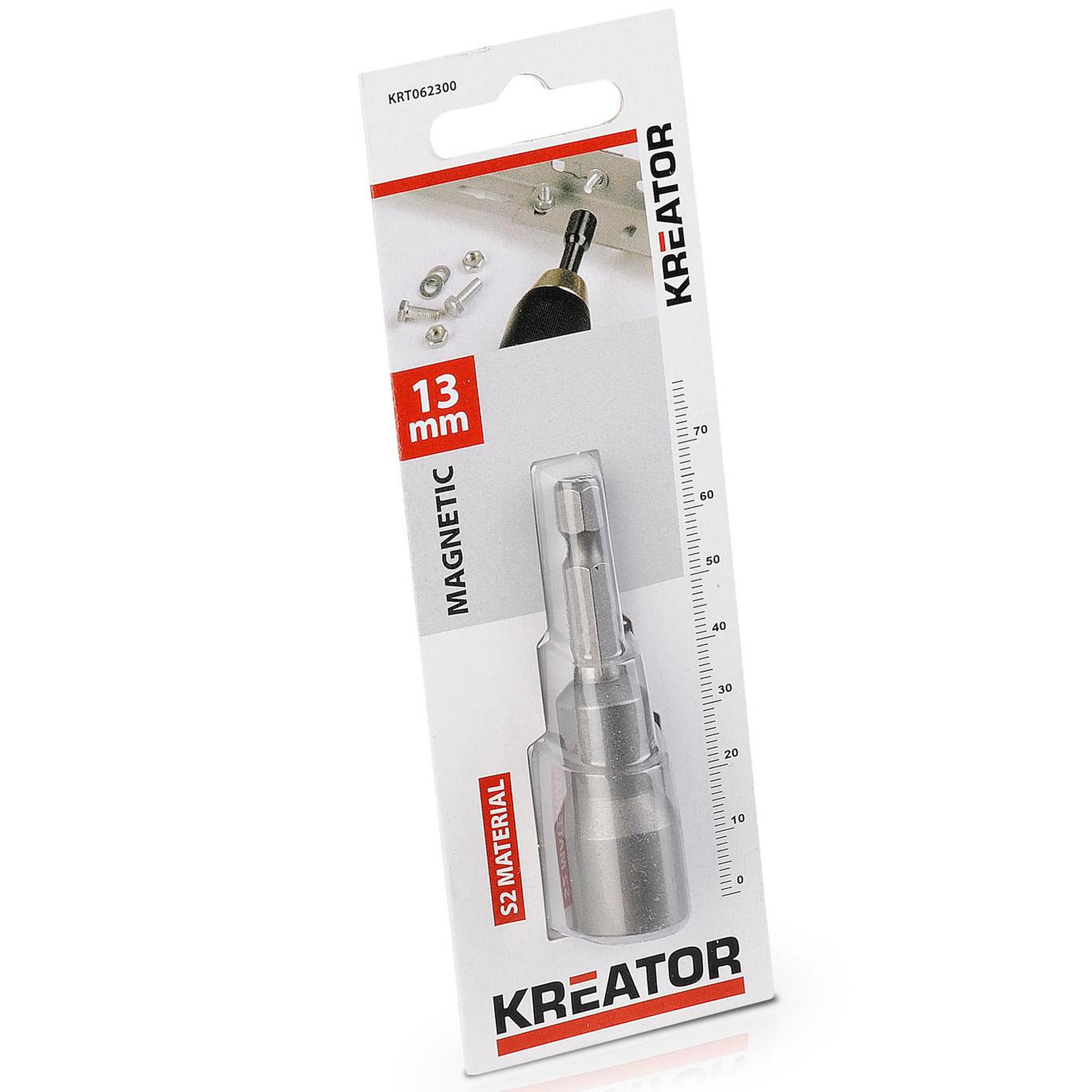 Voir la diapositive 2 : KREATOR Embout tête douille de vissage  13 mm