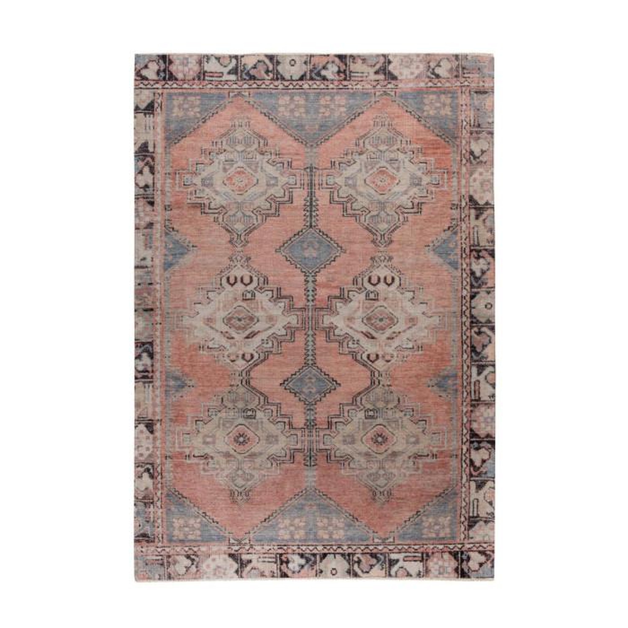 Paris Prix Tapis Vintage à Poils Courts  Toska  Multicolore. Coloris disponibles : Multicolore