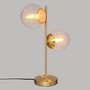 Voir la diapositive 4 : ATMOSPHERA Lampe à Poser en Métal  Le Collectionneur  48cm Or
