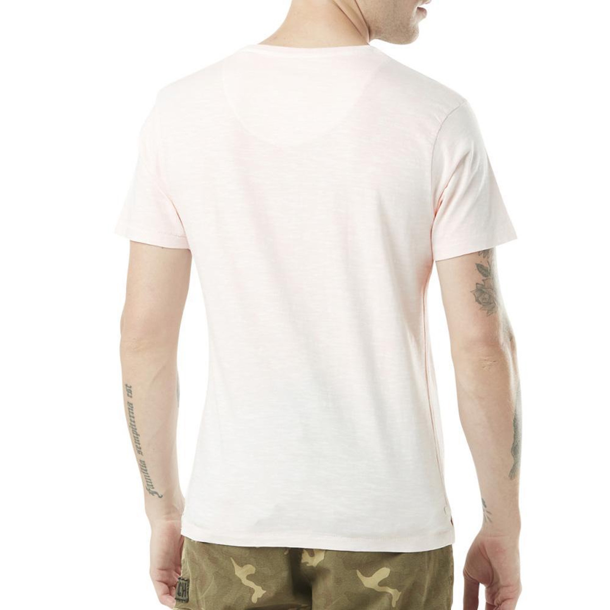 Voir la diapositive 2 : VON DUTCH T-shirt Rose Pale Homme Von Dutch TYRON