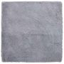 Voir la diapositive 2 : VIDAXL Tapis Shaggy a poils longs NAVARRA gris argente 160x160 cm