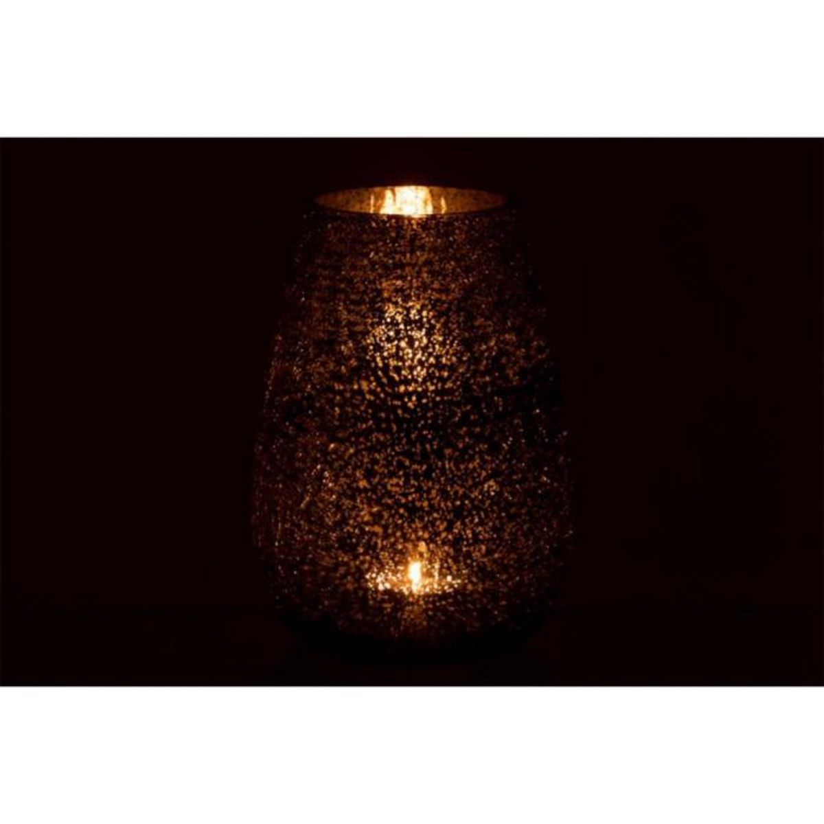 Paris Prix Photophore Design  Œuf Craquelé  26cm Gris