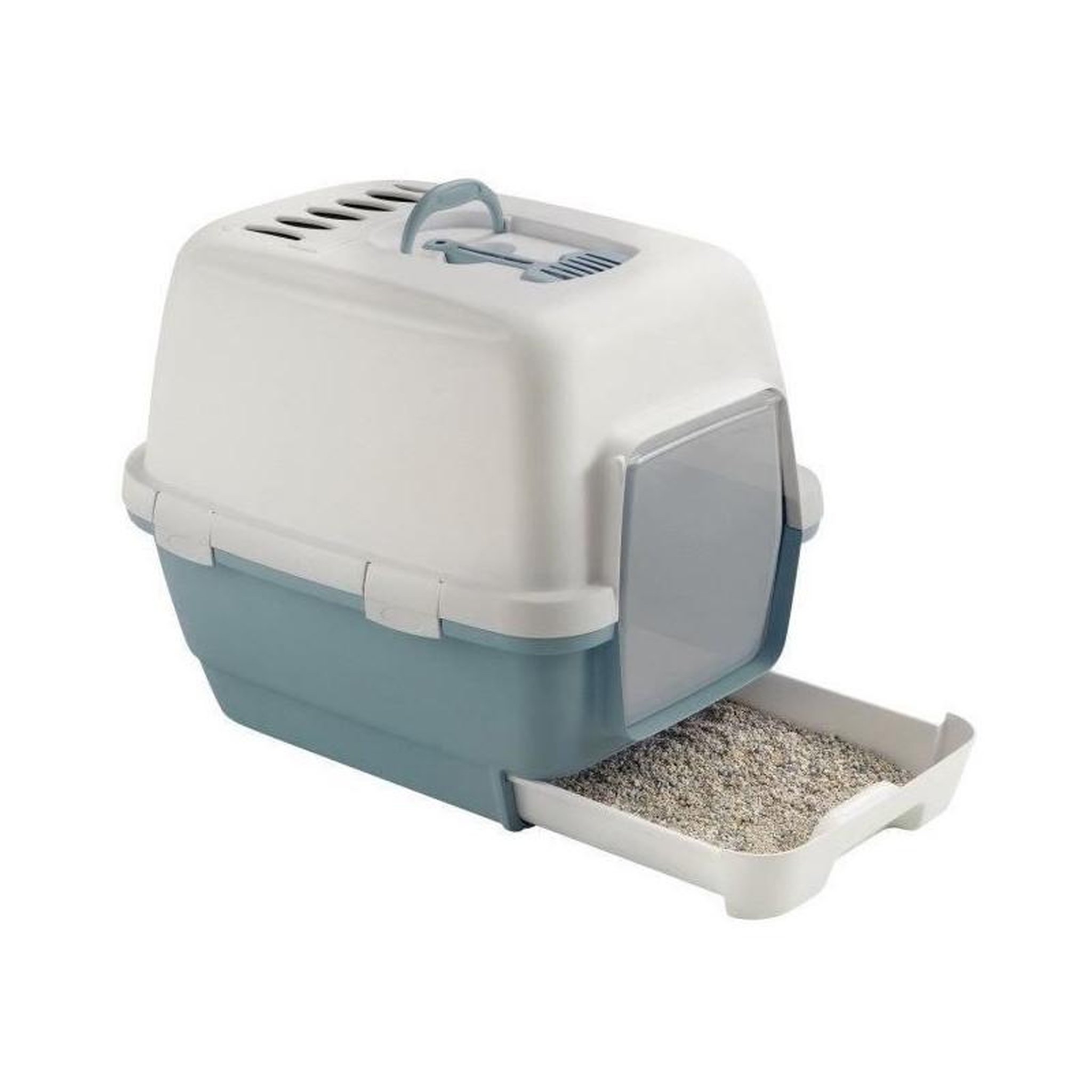 Voir la diapositive 2 : KERBL Maison de toilette pour chat - KERBL - Cathy Confort - 58 x 45 x 48 cm