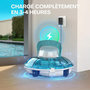 Voir la diapositive 5 : WYBOT Robot électrique de piscine sans fil nettoyage des fonds - winny 200 bleu