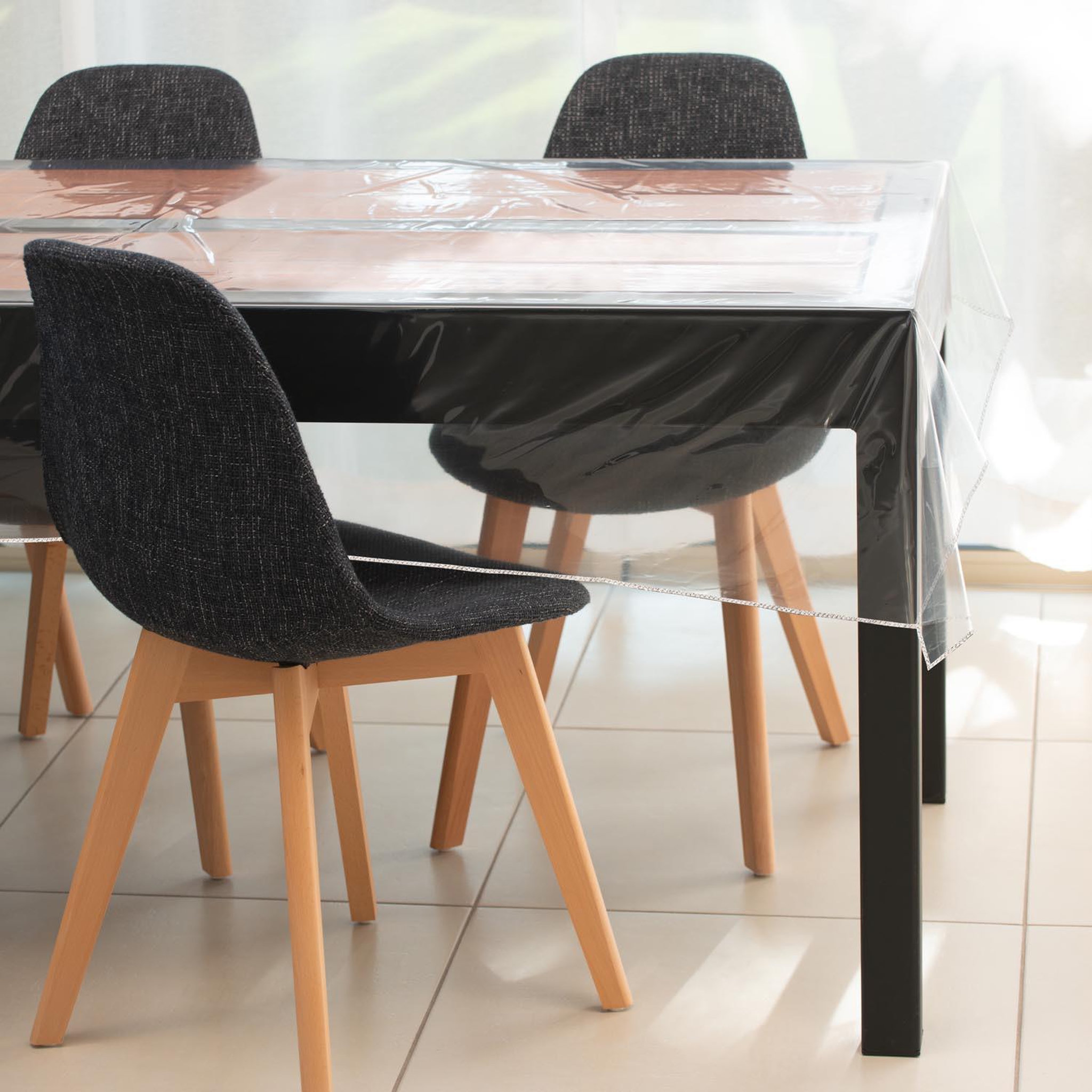 SOLEIL D'OCRE Nappe en CRISTAL transparent, par Soleil d'ocre