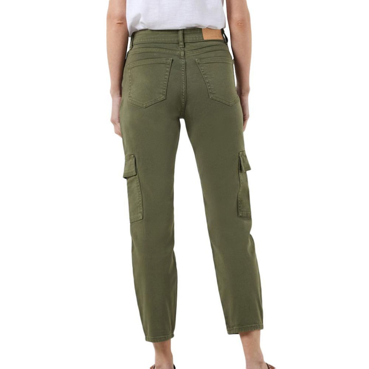 NOISY MAY Jean Cargo Kaki Femme Noisy May Moni Hw