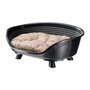 Voir la diapositive 2 : Ferplast Corbeille - FERPLAST - THRONE 6 - Avec coussin relax - Noir