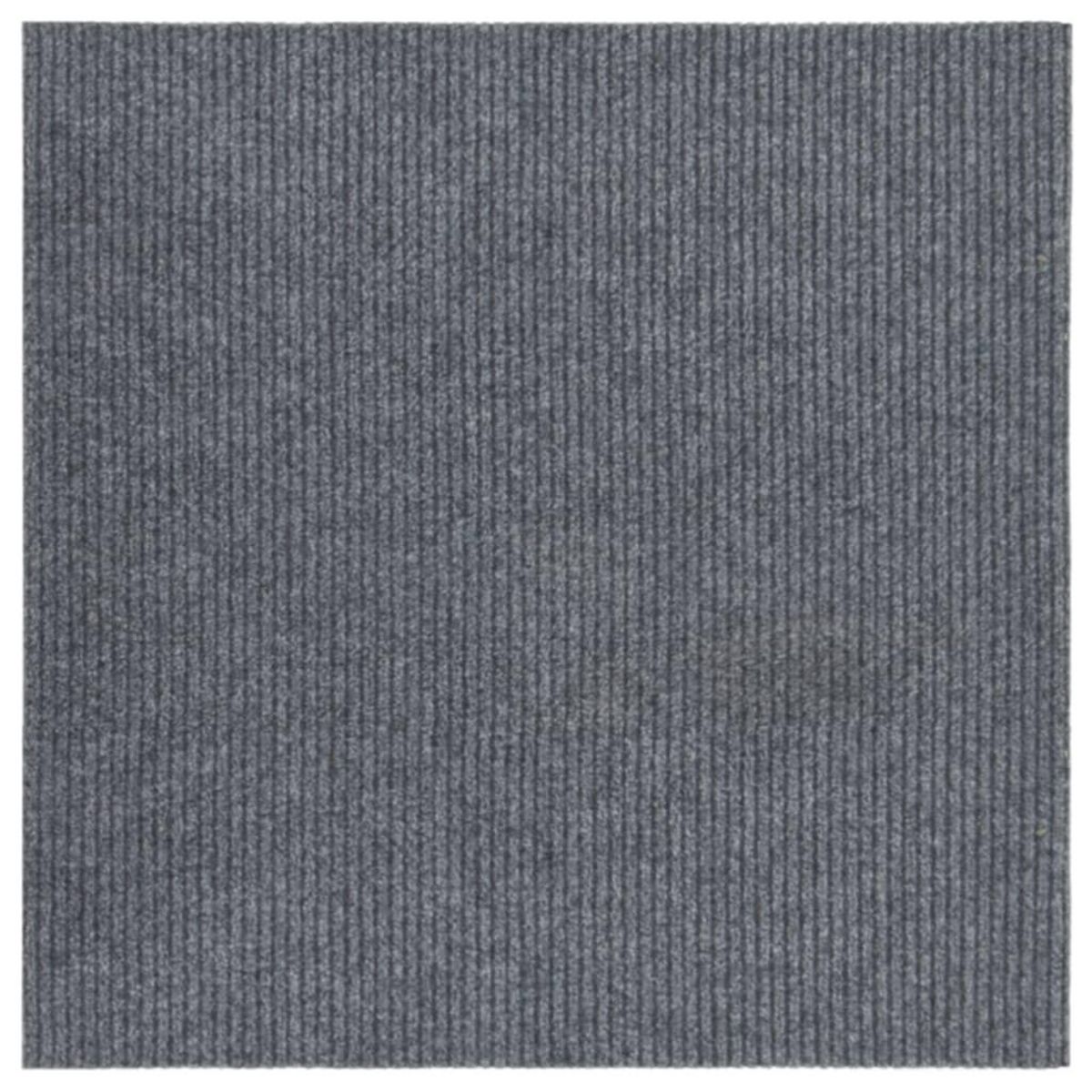 VIDAXL Tapis 100x100 cm gris
