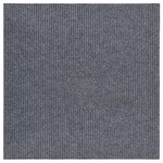 VIDAXL Tapis 100x100 cm gris