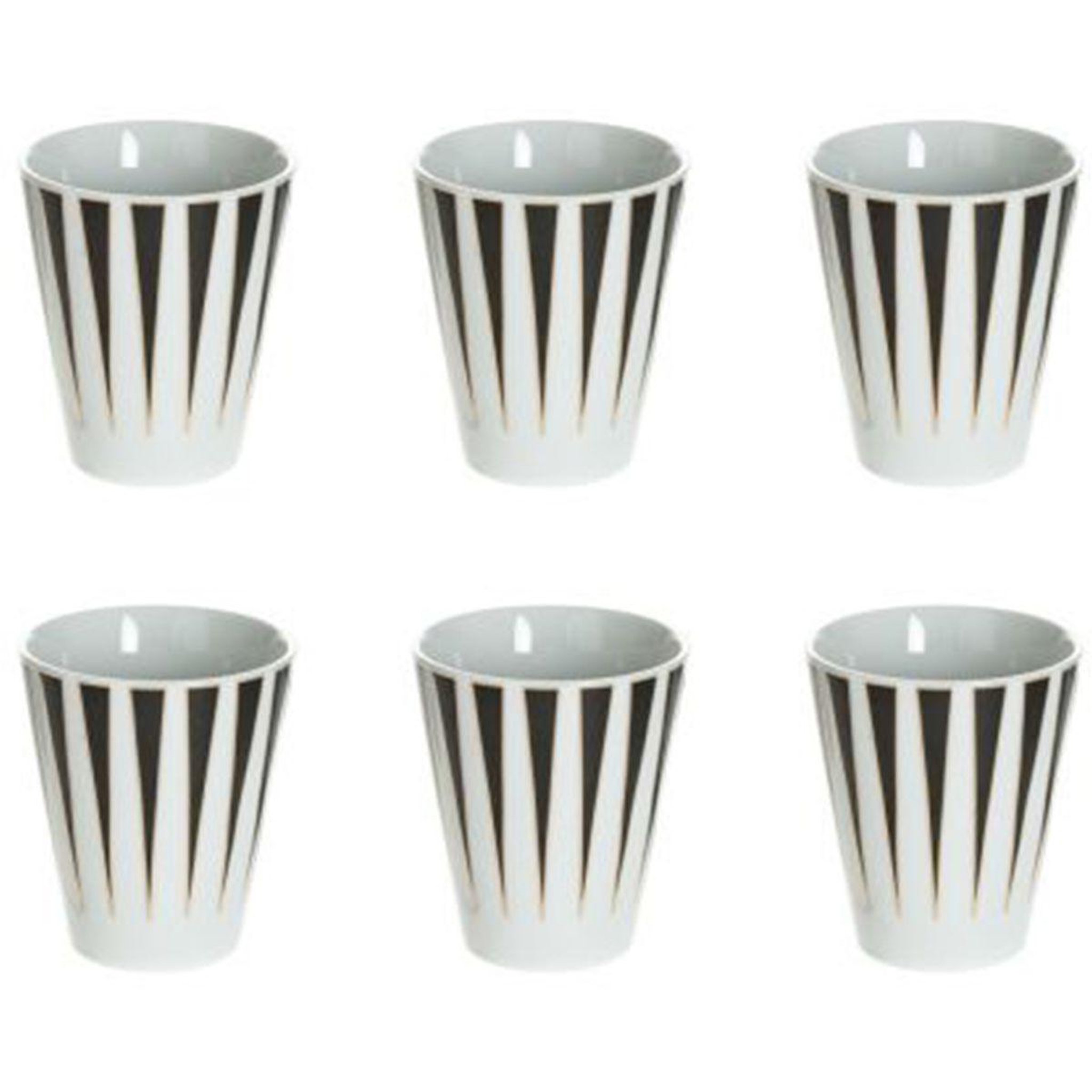 Voir la diapositive 1 : FEERIC LIGHT & CHRISTMAS Lot de 6 tasses à motifs  merveilleux  9cl blanc